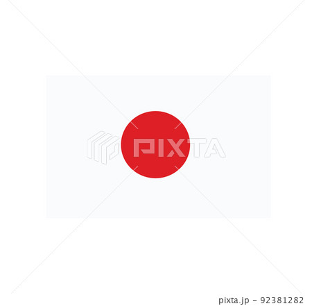 Japan flag. vector illustration eps10 Japan flag. vector illustration eps10 92381282