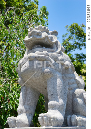 京都 建勲神社の狛犬 92381643
