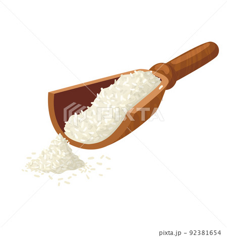 rice spoon cartoon vector illustration rice spoon cartoon vector illustration 92381654