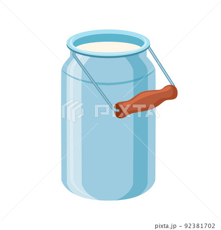 milk can cartoon vector illustration milk can cartoon vector illustration 92381702