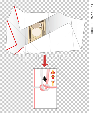 ご祝儀袋　中袋無し 92382474