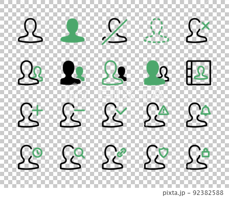 用戶各種 UI 圖標集 92382588