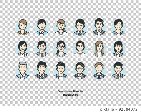 商人圖標集 92384072