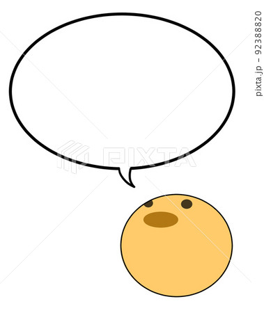 ひよこが話すイラスト 92388820