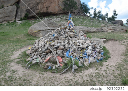 【モンゴル】 オボー 92392222