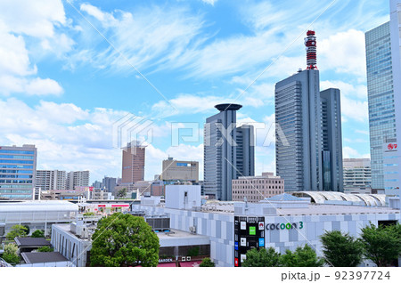 さいたま新都心駅 東口 東口デッキからの景色 さいたま新都心駅 東口 東口デッキからの景色 92397724
