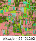 Abstract seamless electronic board background 92401202