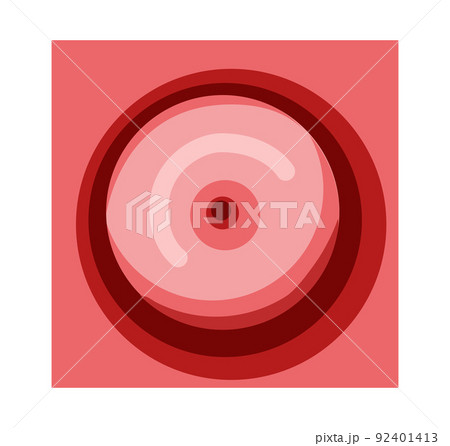 Cervix of uterus Female reproductive system. Front view. Human anatomy internal organs location scheme flat style icon Cervix of uterus Female reproductive system. Front view. Human anatomy internal organs location scheme flat style icon 92401413