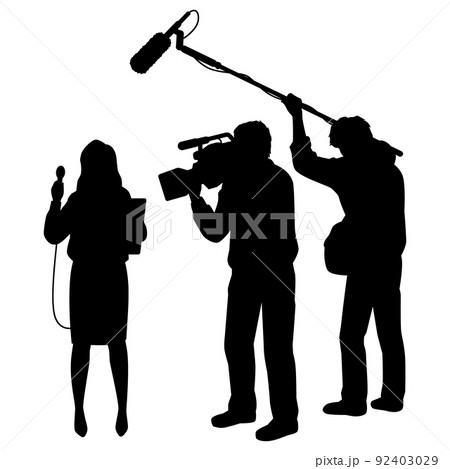 テレビクルー テレビクルー 92403029