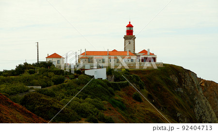 The lighthouse of Cabo Da Roca in Portugal 92404713