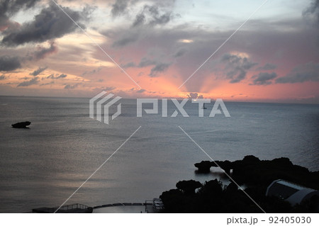 沖縄の夕日 沖縄の夕日 92405030