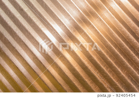 Corrugated Grey Metal Silver Pattern Steel White Texture Iron Background With Sunlight Orange Glare Bright Corrugated Grey Metal Silver Pattern Steel White Texture Iron Background With Sunlight Orange Glare Bright 92405454