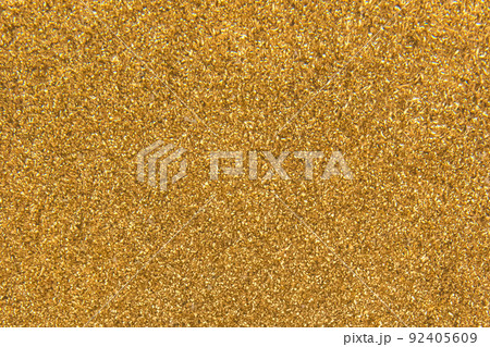 Golden yellow metal shavings waste steel recycling iron texture background 92405609