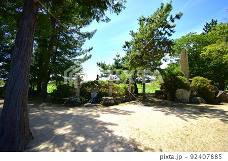 備中高松城の曲輪と遺跡 高松城址公園 備中高松城の曲輪と遺跡 高松城址公園 92407885