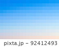 Light blue gradient background. Vertical geometric lines of semitones from light to dark for presentations, magazines, leaflets, annual reports, posters and business cards. Vector illustration 92412493