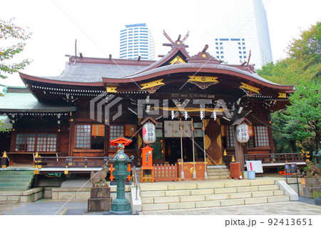 新宿の熊野神社　　　　都内の神社仏閣 92413651