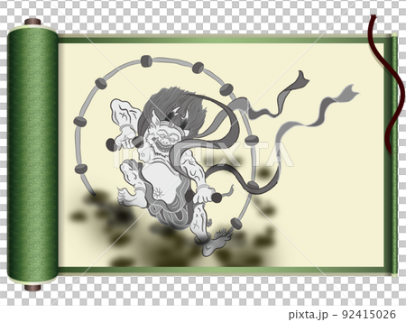 雷人屏風畫 92415026