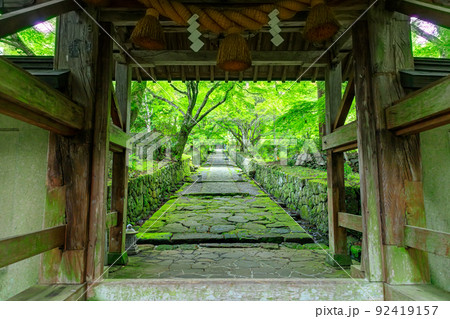 夏の両子寺　大分県国東市 92419157