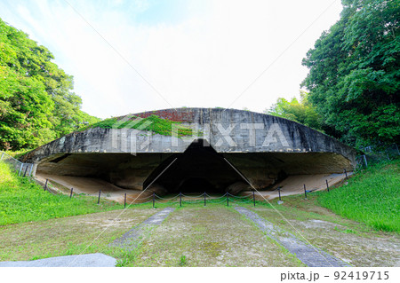 夏の稲童1号掩体壕　福岡県行橋市 92419715