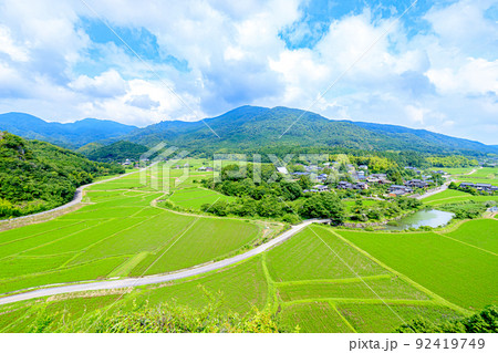 夏の田染荘 大分県豊後高田市 夏の田染荘 大分県豊後高田市 92419749