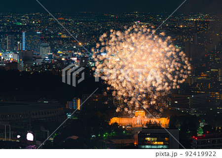 東京東京　花火大会　神宮外苑花火大会1 92419922