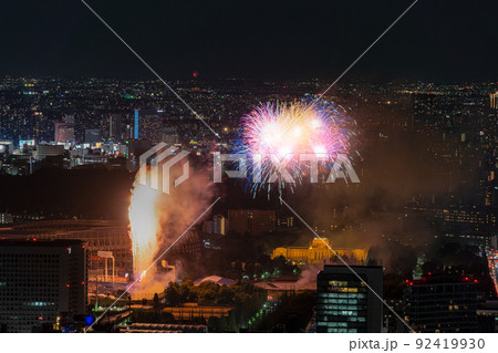 東京東京　花火大会　神宮外苑花火大会6 92419930