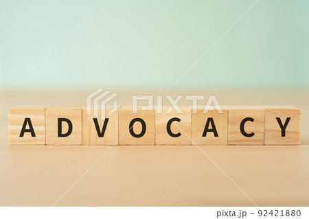 弁護・擁護のイメージ|「ADVOCACY」と書かれたブロック 弁護・擁護のイメージ|「ADVOCACY」と書かれたブロック 92421880