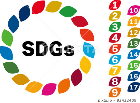 SDGs 持続可能な開発目標イメージ SDGs 持続可能な開発目標イメージ 92422409