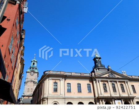 スウェーデン　ガムラスタン　ストックホルム大聖堂 92422751