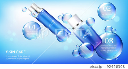 Cosmetic tubes mock up, beauty cosmetics bottles Cosmetic tubes mock up, beauty cosmetics bottles 92426308
