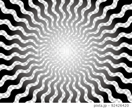 集中線 渦 渦巻 モノクロ 波 ジグザグ スパイラル 回転 吸収 余白 スペース 集中線 渦 渦巻 モノクロ 波 ジグザグ スパイラル 回転 吸収 余白 スペース 92426420