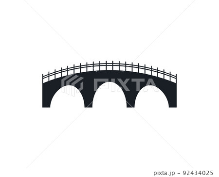 Bridge, construction icon. Vector illustration. Bridge, construction icon. Vector illustration. 92434025