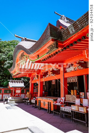 日南海岸に浮かぶ青島神社(宮崎県宮崎市) 日南海岸に浮かぶ青島神社(宮崎県宮崎市) 92434458