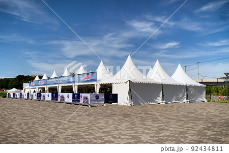 パリ･サン=ジェルマン ジャパンツアー2022の特設テント 92434811