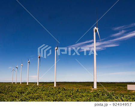 北海道　幌延町　オトンルイ風力発電所 92434957
