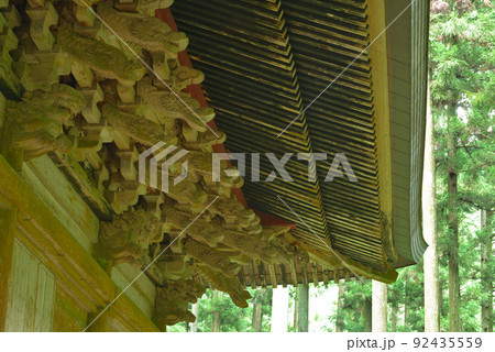 賀蘇山神社遥拝殿の竜の彫刻 賀蘇山神社遥拝殿の竜の彫刻 92435559