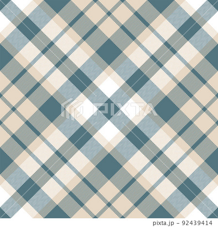 Plaid pattern vector. Check fabric texture. Seamless textile design for clothes, paper print. 92439414