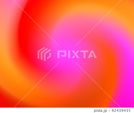 Bright rainbow swirl abstract background. Vector twist wallpaper design. Shiny blur backdrop. 92439435