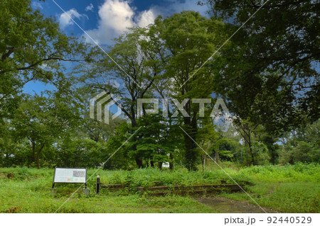 武蔵上田氏の居城　武州松山城本曲輪（埼玉県比企郡吉見町） 92440529
