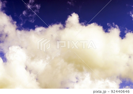 Blue sky with light clouds in windy weather Blue sky with light clouds in windy weather 92440646