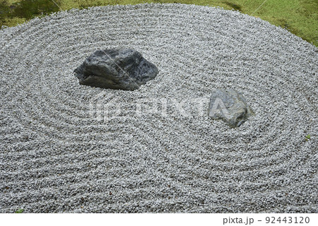 枯山水直中庭　黄梅院　大徳寺 92443120