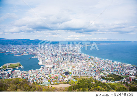 北海道・函館山からの景色・函館市街地 北海道・函館山からの景色・函館市街地 92449859