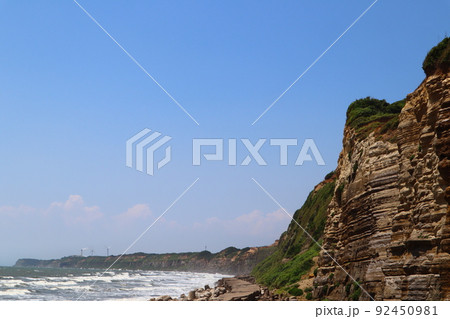 千葉県銚子市～旭市の屏風ヶ浦 92450981