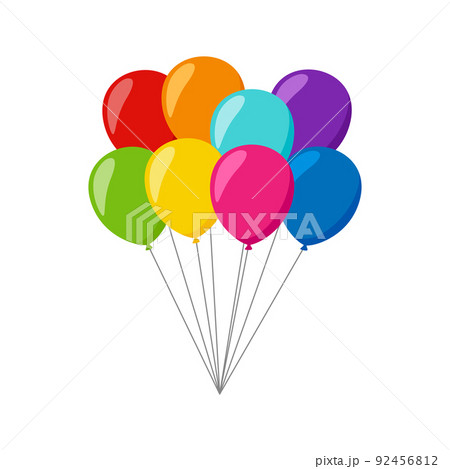 Balloon isolated on white background Balloon isolated on white background 92456812