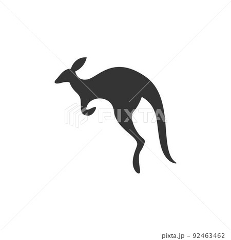 Kangaroo icon logo design illustration template Kangaroo icon logo design illustration template 92463462