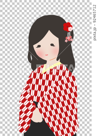 袴を着た女性 92465712