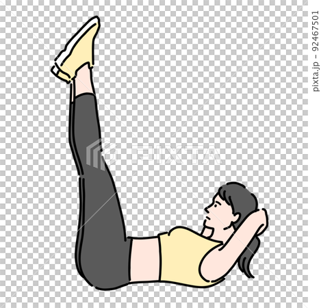 雙腿直伸展少婦 92467501