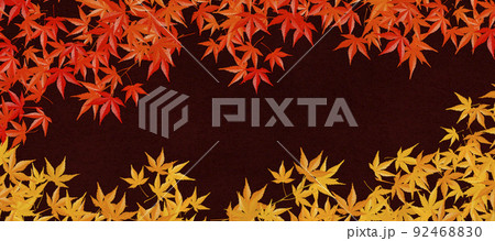秋の季節　紅葉 92468830