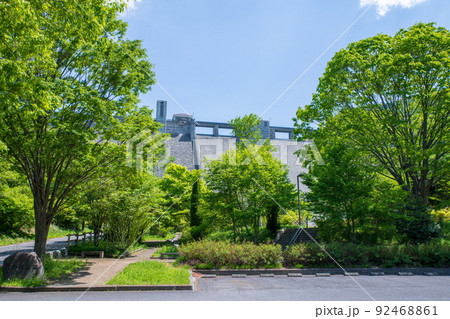四万川ダム 日向見公園 ダム下周辺の風景 新緑の季節 四万川ダム 日向見公園 ダム下周辺の風景 新緑の季節 92468861