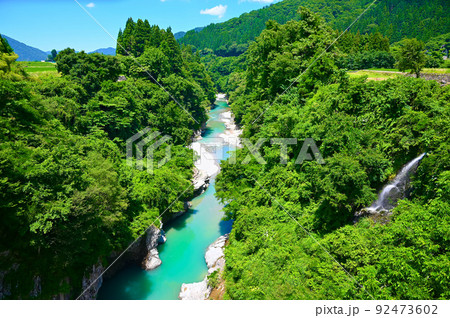 手取峡谷 大東橋からの眺め 手取峡谷 大東橋からの眺め 92473602